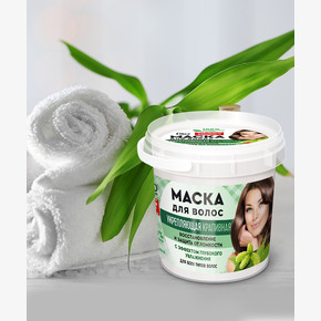 Маска для волос «Народные рецепты» Укрепляющая Крапивная 155мл. в ведерке