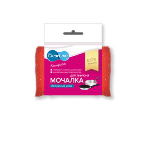 Мочалка для тефлона Clear Line Комфорт 1шт