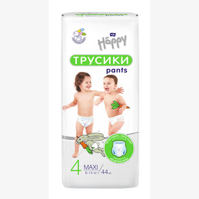 Трусики-подгузники для детей bella baby Happy Maxi (8-14кг) по 44шт