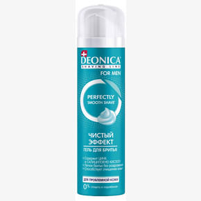 Гель для бритья DEONICA FOR MEN 200 мл Чистый эффект
