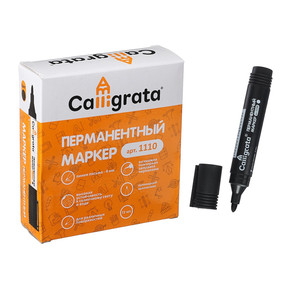 Маркер перманентный , 4,0 мм, черный