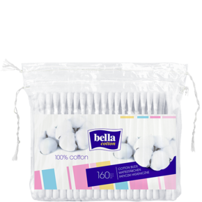 Ватные палочки BELLA 160 шт полиэтилен