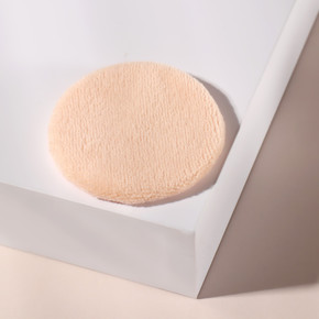 Пуховка, d = 5,5 см, цвет бежевый