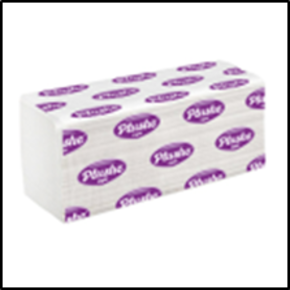 Полотенце бумажное листовое Plushe Prof, 200листов,