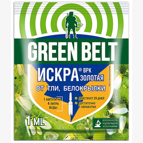 ИСКРА ЗОЛОТАЯ ГРИН БЭЛТ 1мл от колор.жука, тли, белокрылк