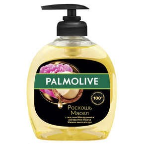 Мыло жидкое 300мл. Palmolive Роскошь масел Макадамия и пион