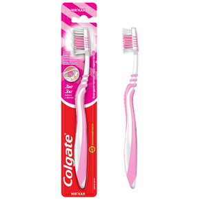 Зубная щетка COLGATE Зиг Заг Забота о деснах мягкая
