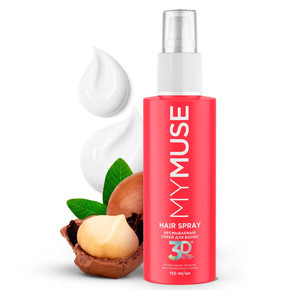 Спрей-крем для волос 15 в 1 Интенсивное питание, термозащита, восстановление и блеск MYMUSE 150 мл, несмываемый