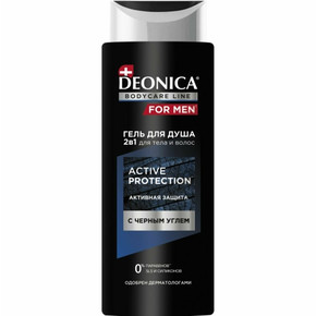 Гель для душа DEONICA FOR MEN 250 мл Active Protection