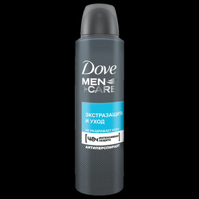 Дезодорант аэрозоль АП DOVE Men Экстразащита и уход 150мл (1*6) 05.26г
