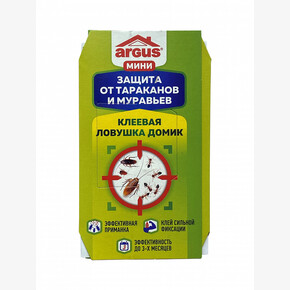 Ловушка от тараканов ARGUS 1шт.МИНИ (домик с приманкой) (1*600)