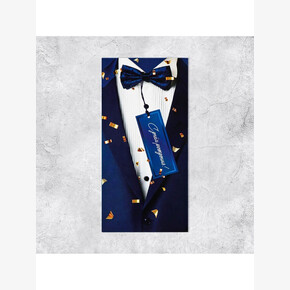 Конверт для денег «С Днем Рождения», костюм, 16,5 х 8 (1*10)