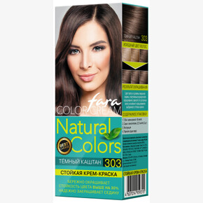 Краска для волос FARA Natural Colors 303 ТЕМНЫЙ КАШТАН 117,57 г (1*6) РОССИЯ