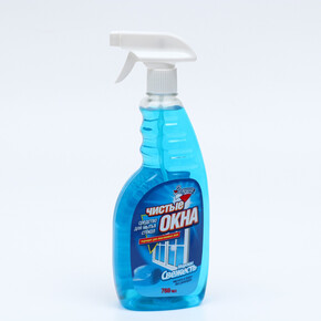 Средство для стекол Золушка Чистые окна Морская свежесть 750 мл (триггер) (1*12)