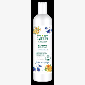 Шампунь SVOBODA для сухих волос экстракт василька, экстракт календулы,пантенол 430мл (1*12)
