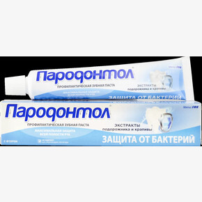 Зубная паста ПАРОДОНТОЛ 63гр., Защита от бактерий (1*32)