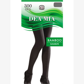 Колготки женские 1476 DEA MIA BAMBOO 300 (6, ГРАФИТ) (1*32)