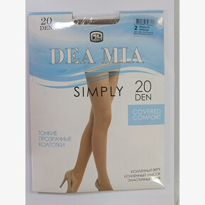 Колготки женские DEA MIA SIMPLY 1455, 20 den, БРОНЗА-4 (1*10)