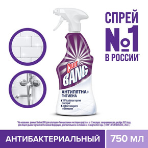 Чистящее ср-во CILLIT TRIGGER АНТИПЯТНА+ГИГИЕНА 750мл. триггер (1*8) 04.26г.