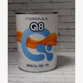 FORMULA Q8 ПФ-115 Черная 0,9кг для дерева и металла (1*14) 11.26г.