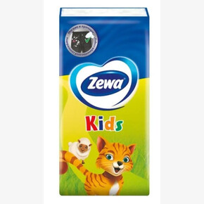 Платочки носовые ZEWA Делюкс 3-слойные Детские (10шт) (1*32)
