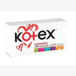 Тампоны KOTEX (16шт) нормал (1*12)