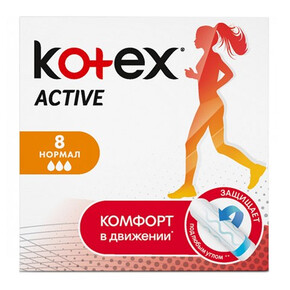Тампоны KOTEX Active ( 8шт) нормал (1*24)