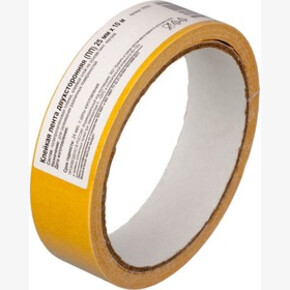 Клейкая лента двухсторонняя 25мм*10м, вспененная основа, Альянс (1*30)