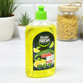 Средство для посуды Master FRESH TURBO 500мл Гель Цитрус, флип-топ (1*12)