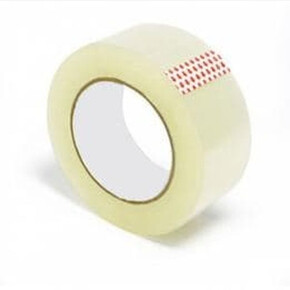 Клейкая лента-скотч 48мм*66м, d.m.53, прозрачная , Белая шпуля (1*36)