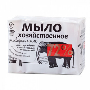 Мыло хозяйственное 72% универсальное 4/100г Ангарск (1*18)