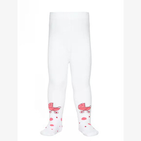 Колготки детские 3280 114 BABY (74-80,48-52,11-12, БЕЛЫЙ, 10310603012114) (1*10)