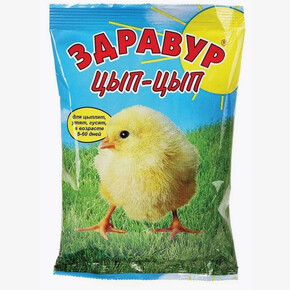 ПРЕМИКС ВХ ЗДРАВУР ЦЫП-ЦЫП д/цыплят 250гр. (1*40)