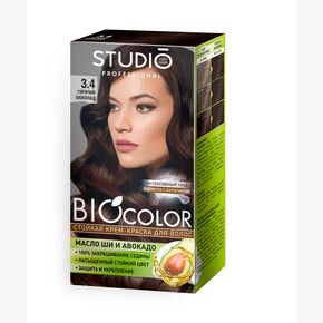 Крем-краска д\волос стойкая BIO COLOR № 3.4 