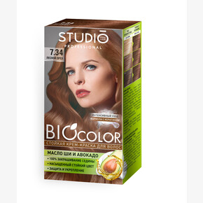 Крем-краска д\волос стойкая BIO COLOR № 7.34 