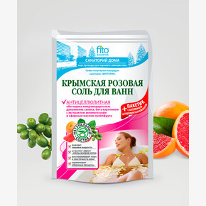 Соль для ванн Крымская розовая 