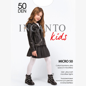 Колготки детские INCANTO KIDS COLLANT Micro 50, nero 140-146 (1*8)