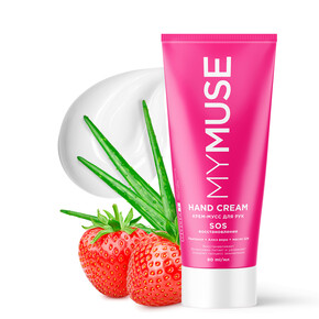 Крем-мусс для рук MYMUSE 80 мл SOS-восстановление (розовый) (1*6)