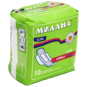 Прокладки Милана Ультра софт нормал 8шт (1*50) (арт.3018) 02.2030г