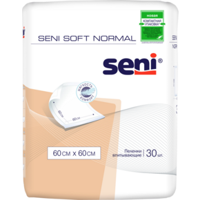 Пеленка гигиеническая SENI SOFT 60*60 по 30 шт (1*4) 04.27г.