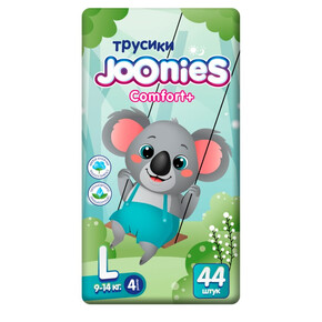 Подгузники-трусики JOONIES Comfort+ размер L 4 (9-14 кг), 44 шт. (1*3)