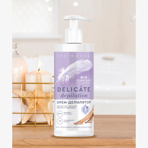 Крем-депилятор DELICATE DEPILATION Bio Cosmetolog Professional 200мл (1*6)