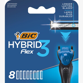 Кассеты Флекс BIC HYBRID 8 шт (1*10) (Греция)