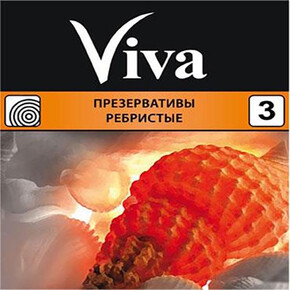 Презервативы ВИВА № 3 Ребристые (12*20)