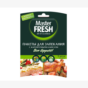 Пакеты для запекания МАСТЕР ФРЕШ 5 шт (1*50)