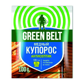 МЕДНЫЙ КУПОРОС ГРИН БЭЛТ от плесени и гнилей 100г (1*50)