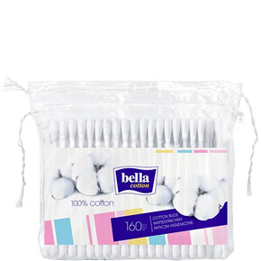 Ватные палочки BELLA 160 шт полиэт. мед. (1*72)