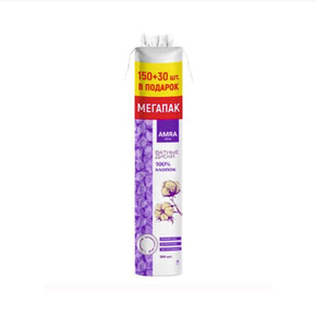 Ватные диски AMRA 150+30шт. в подарок (1*24)