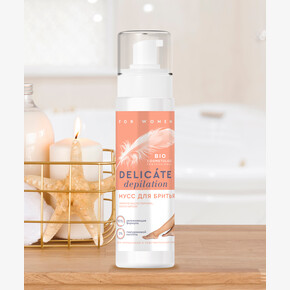 Мусс для бритья DELICATE DEPILATION Bio Cosmetolog Professional 150мл (1*6)
