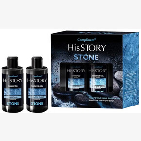 Набор под. М №1431 HisStory Stone (Шамп.д/вол.320мл+Гель д/душа 320мл) кар/п (1*8)